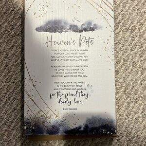DEXSA heaven’s pet New Horizons Wood Plaque, 6" x 9"